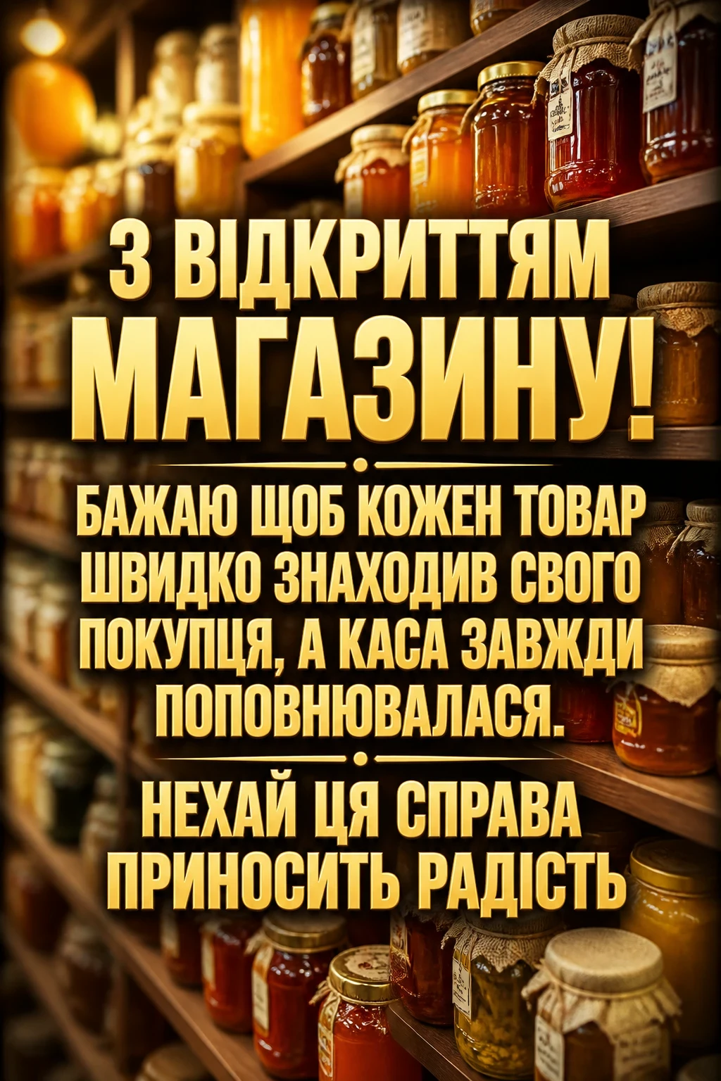 привітання з відкриттям магазину