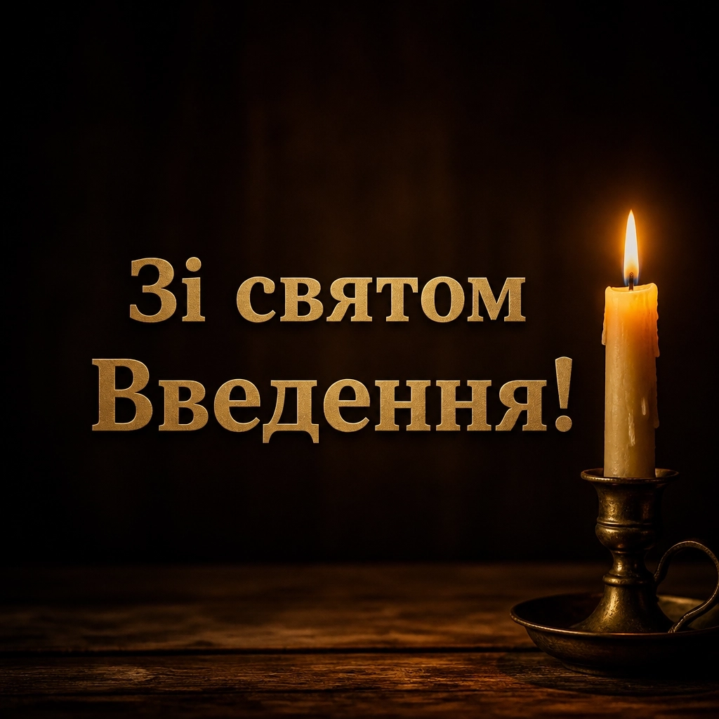 привітання введення в храм пресвятої богородиці