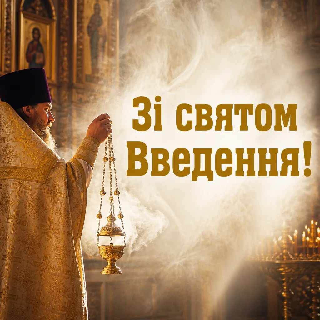 привітання введення в храм пресвятої богородиці