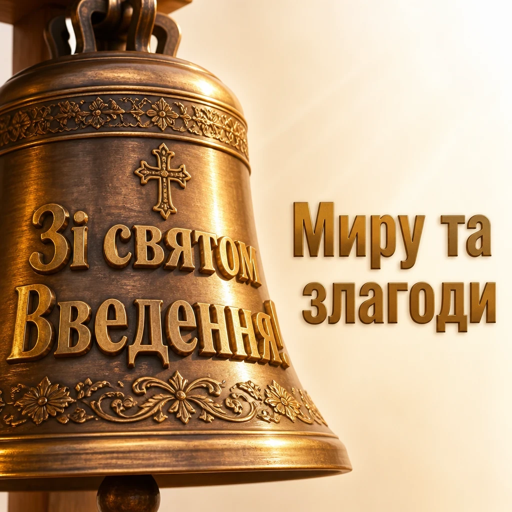 привітання введення в храм пресвятої богородиці