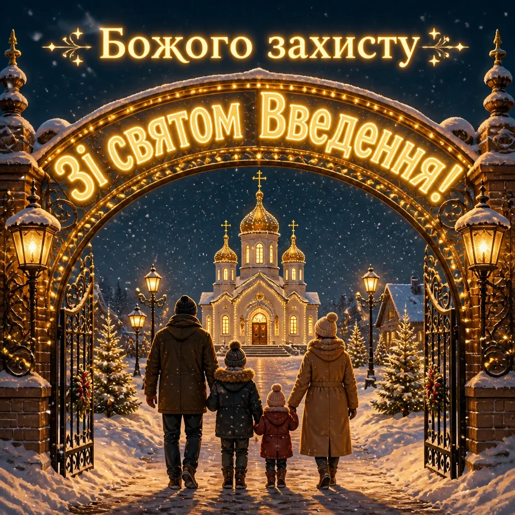 привітання введення в храм пресвятої богородиці