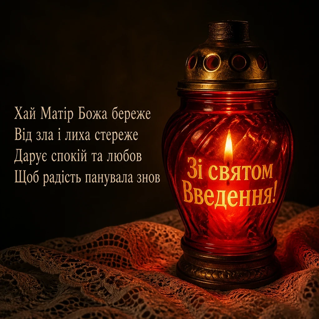 привітання введення в храм пресвятої богородиці