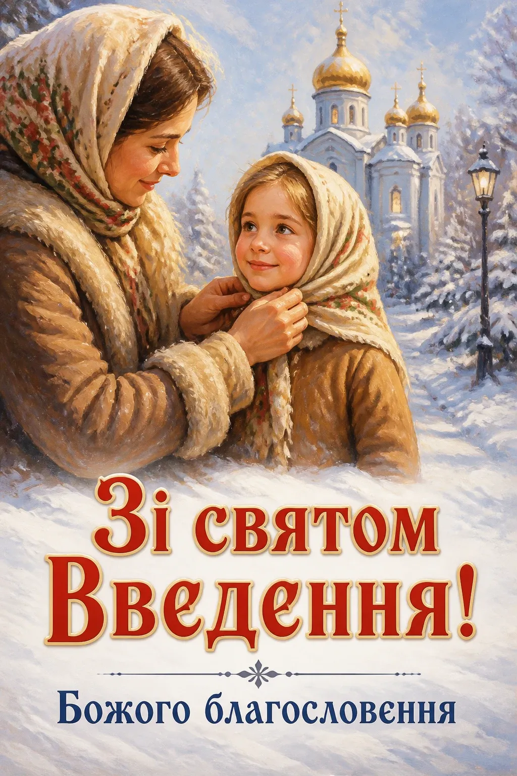 привітання введення в храм пресвятої богородиці
