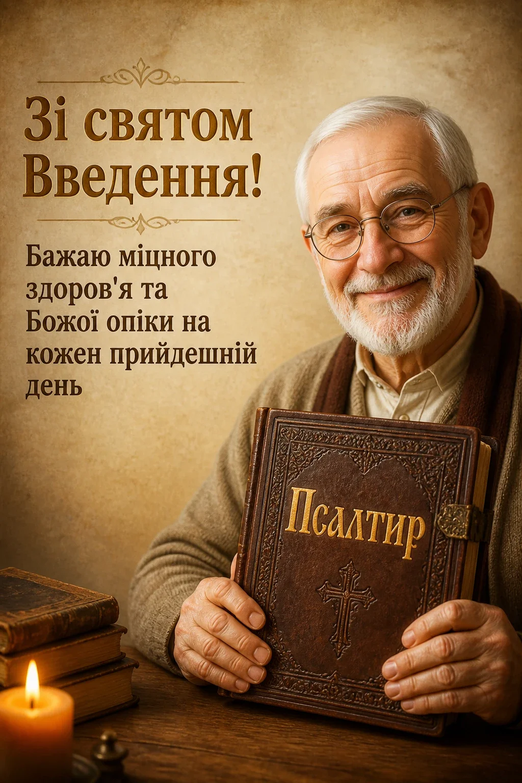 привітання введення в храм пресвятої богородиці