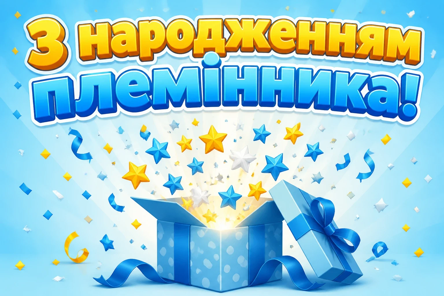 привітання з народженням племінника