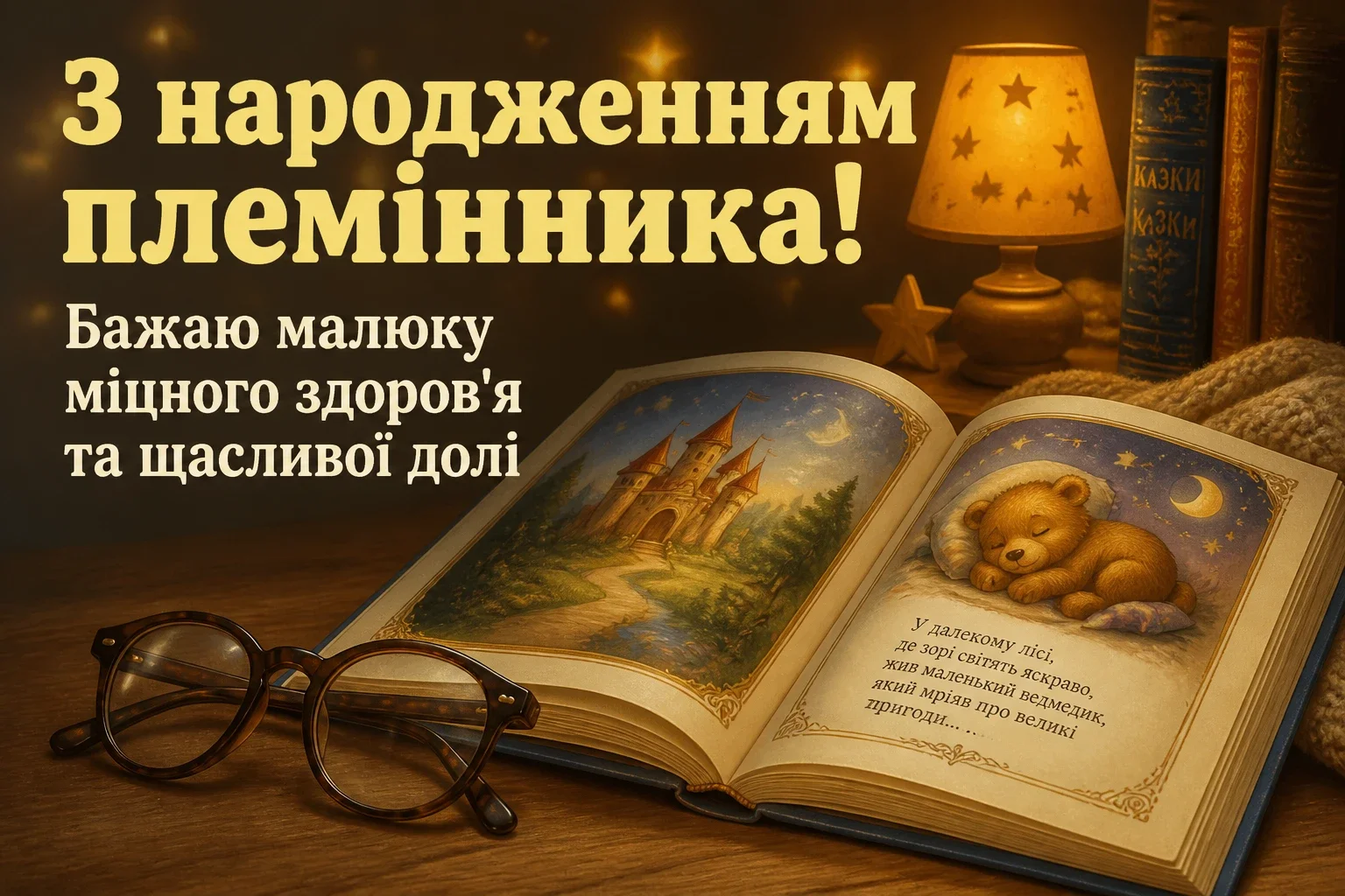привітання з народженням племінника