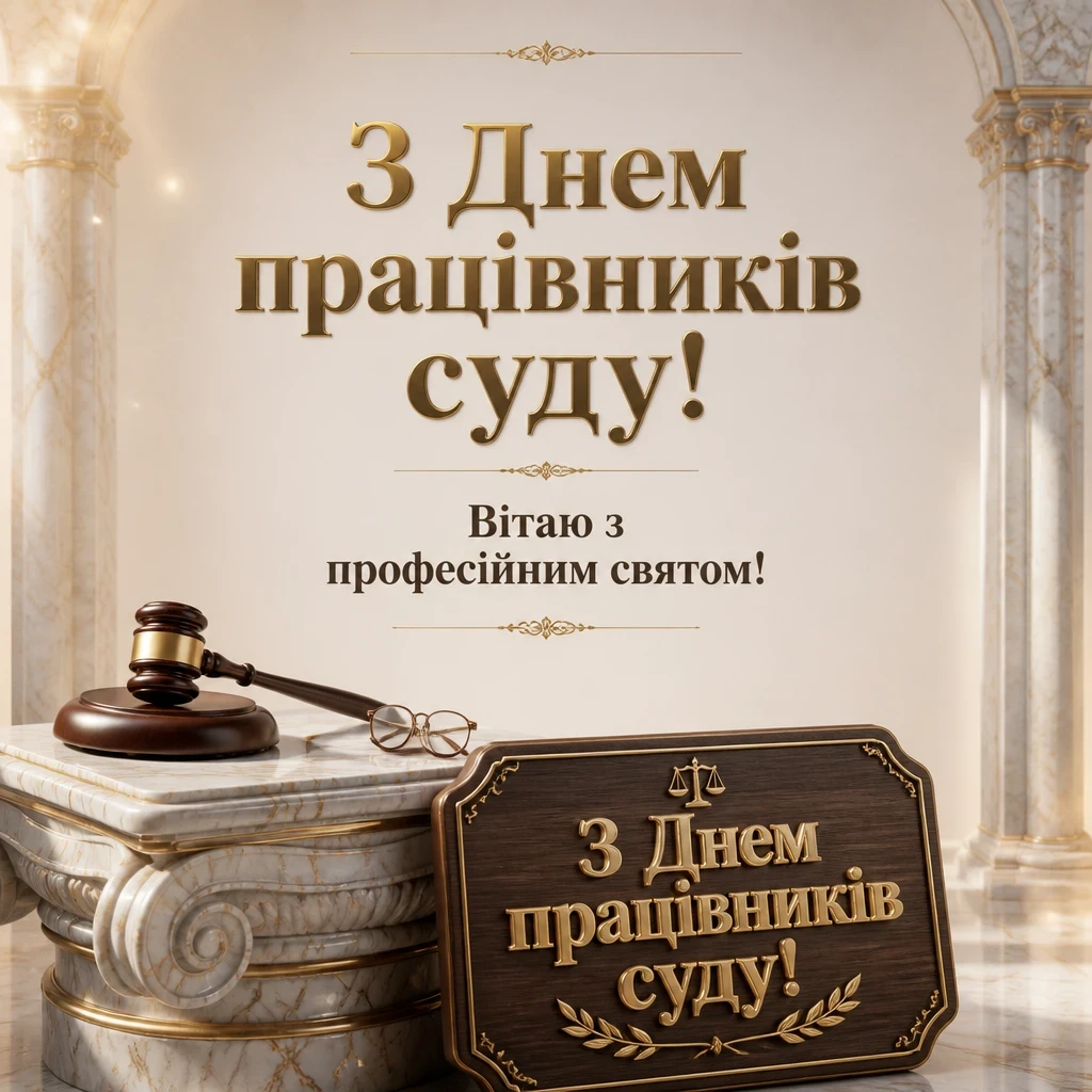 з днем суду привітання