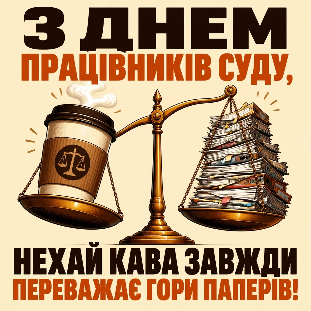 з днем суду привітання