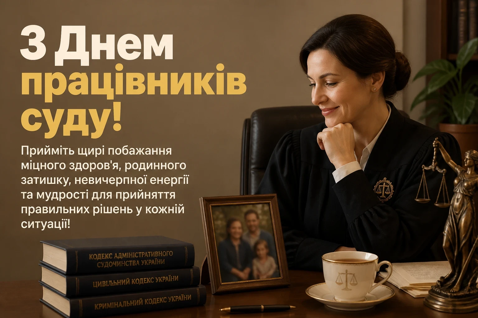 з днем суду привітання