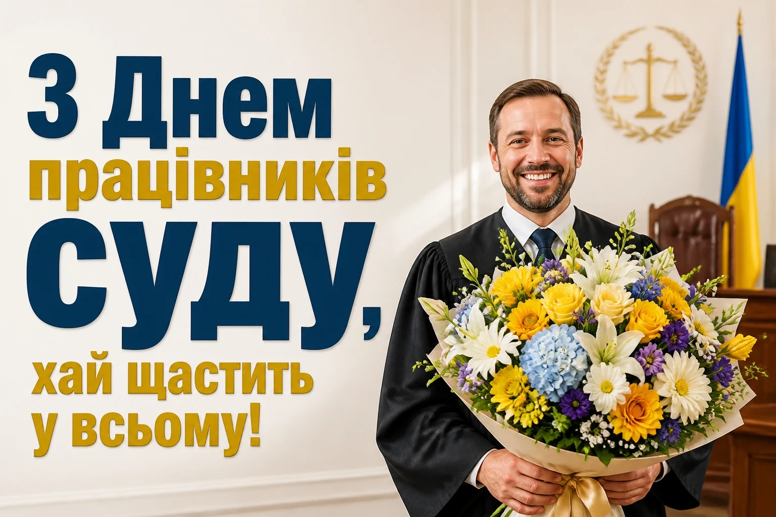 з днем суду привітання