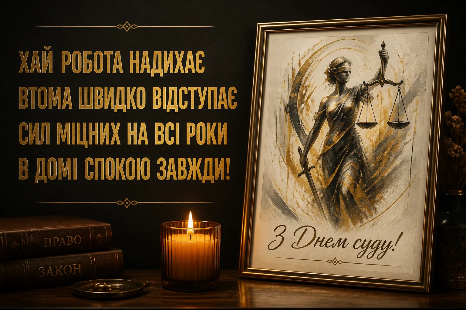 з днем суду привітання