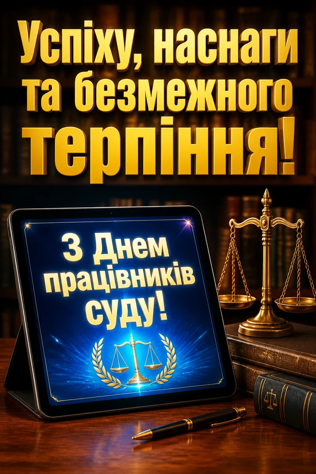 з днем суду привітання