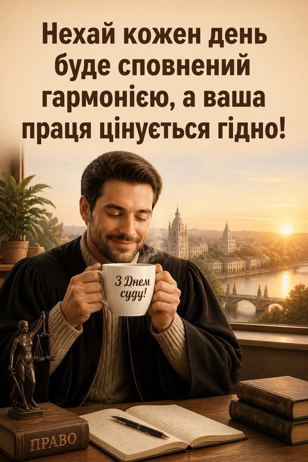 з днем суду привітання