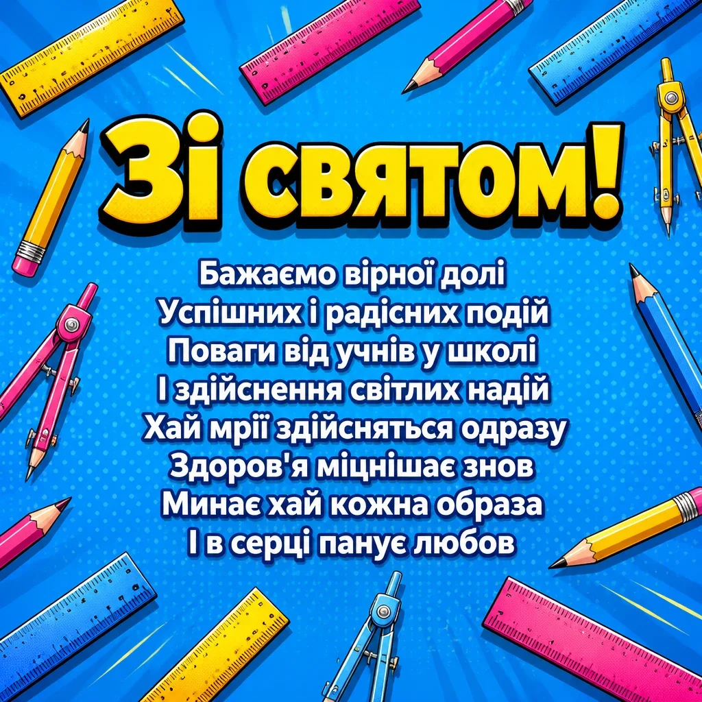 привітання директору школи у віршах