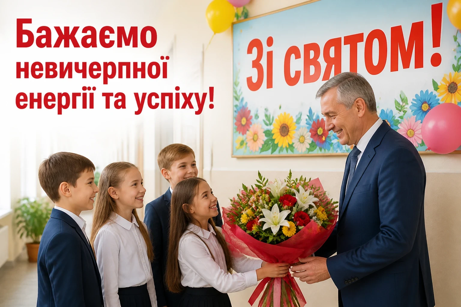 привітання директору школи у віршах