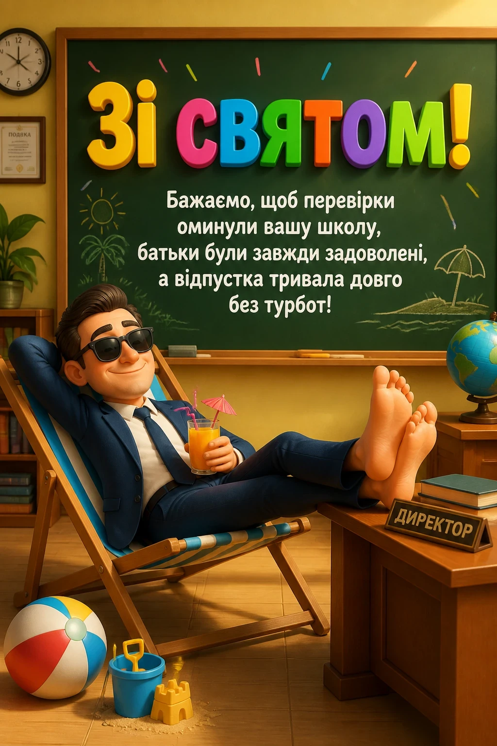 привітання директору школи у віршах