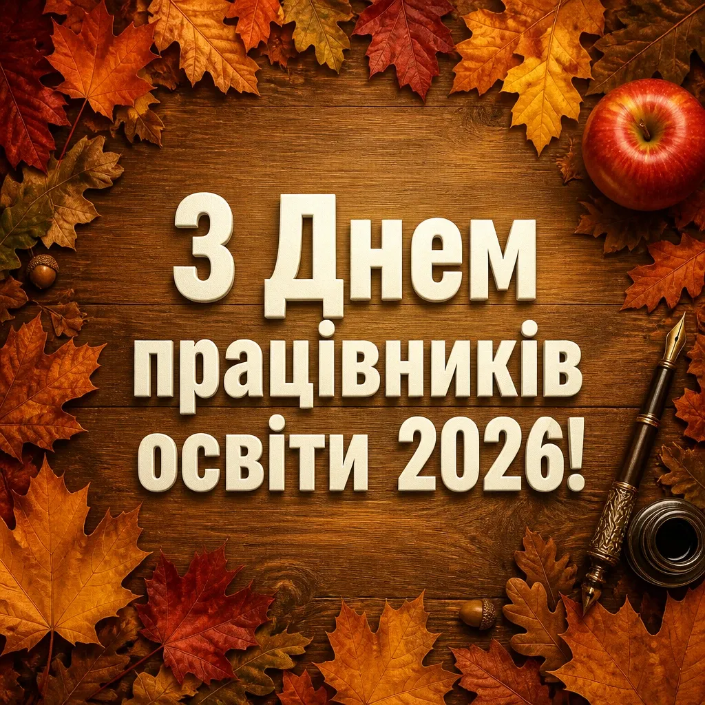 з днем працівників освіти 2026 привітання