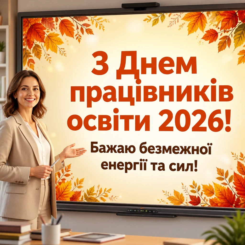 з днем працівників освіти 2026 привітання