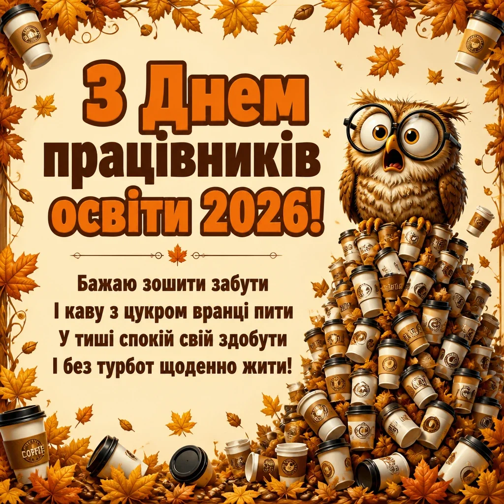 з днем працівників освіти 2026 привітання