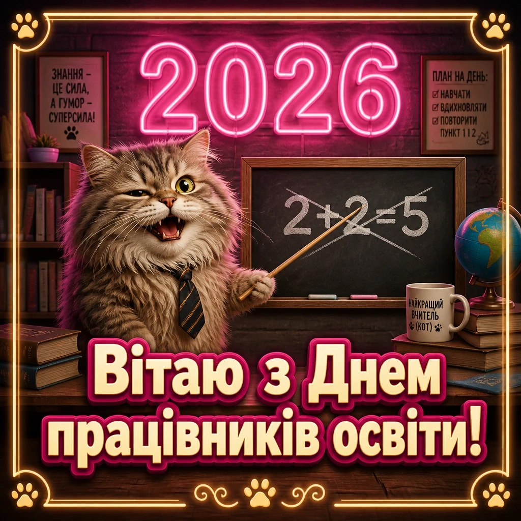 з днем працівників освіти 2026 привітання