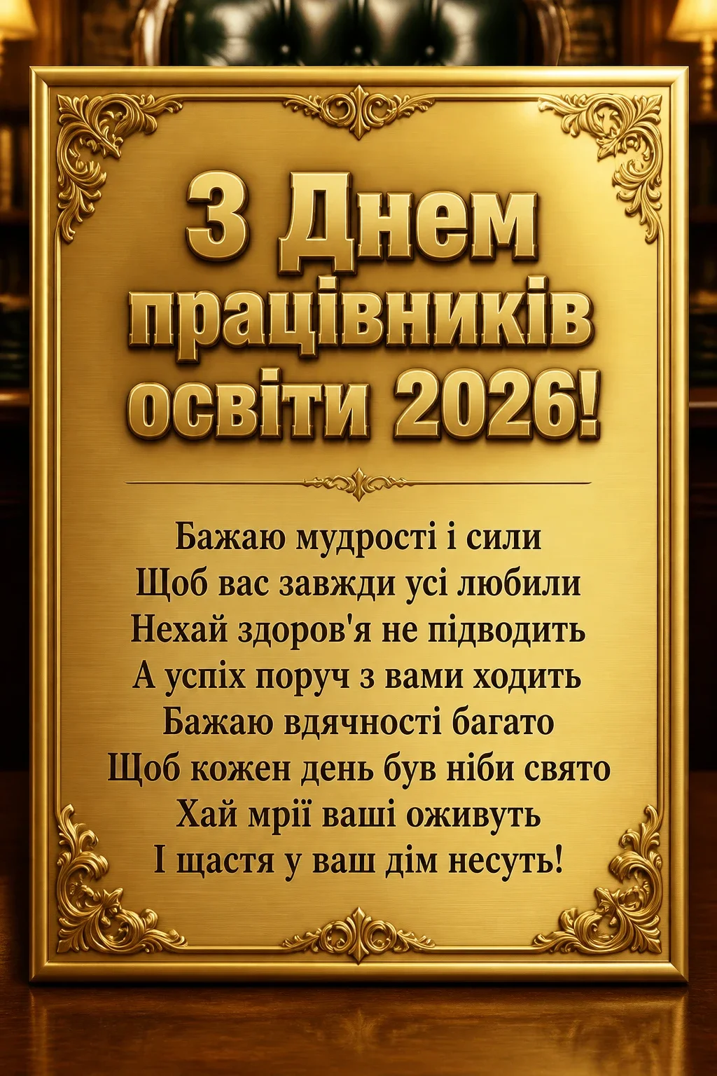 з днем працівників освіти 2026 привітання
