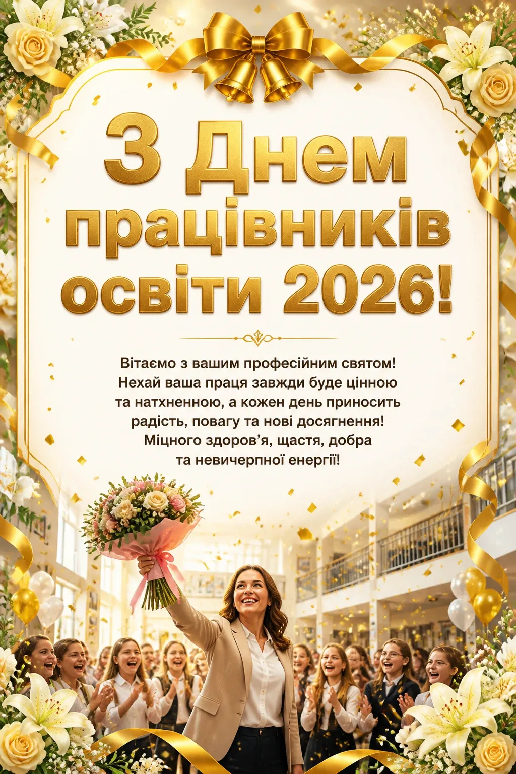 з днем працівників освіти 2026 привітання