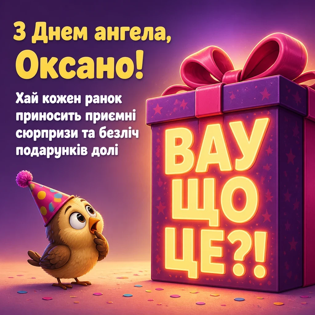 з днем ангела оксана
