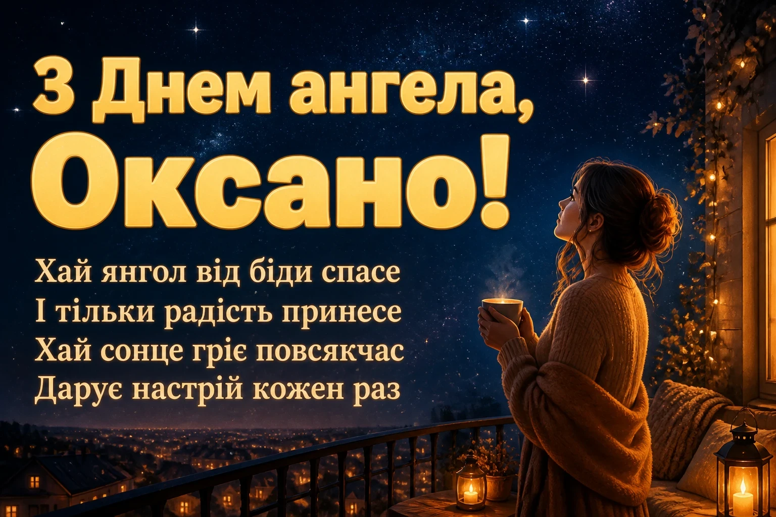 з днем ангела оксана
