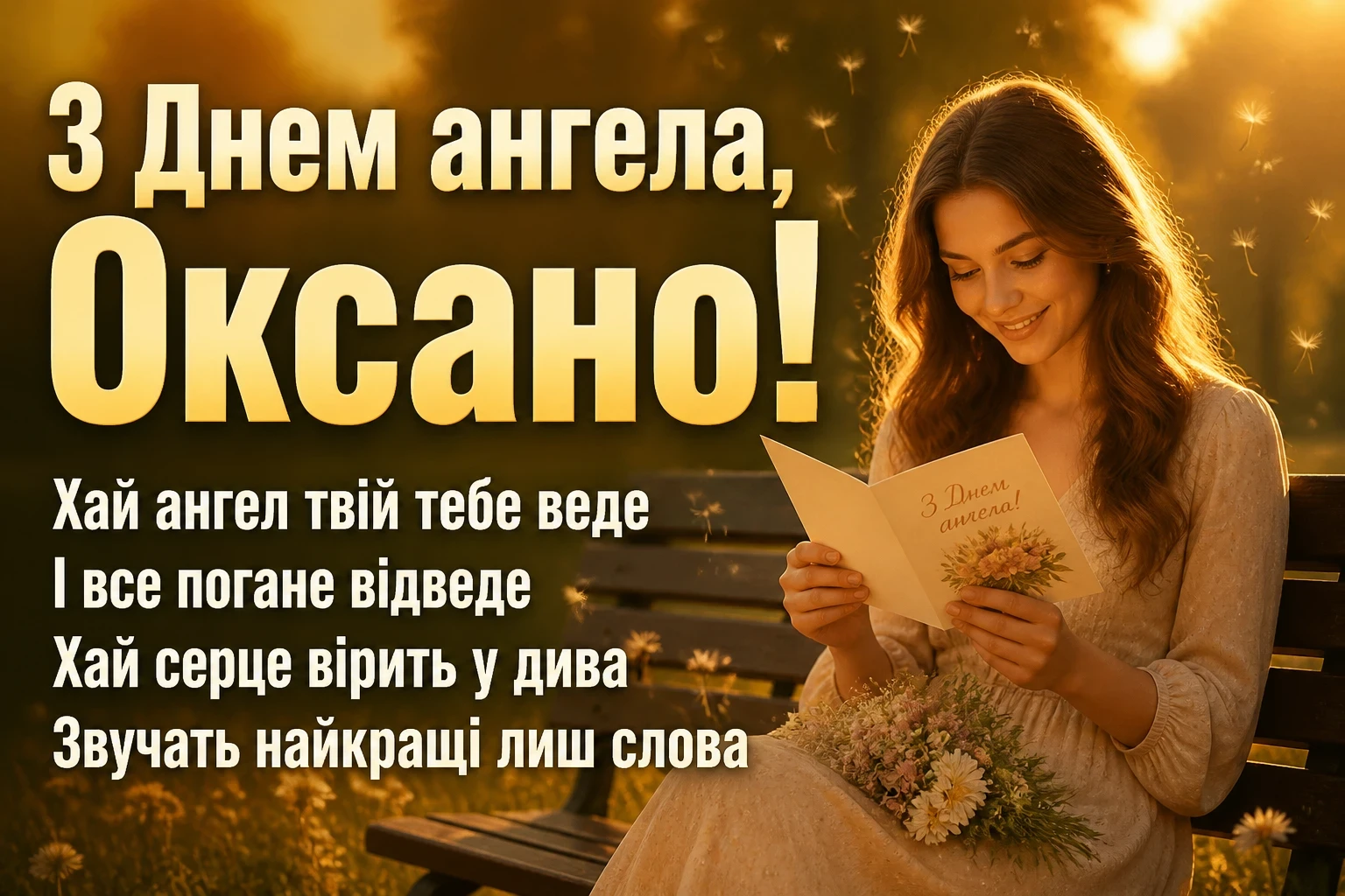 з днем ангела оксана