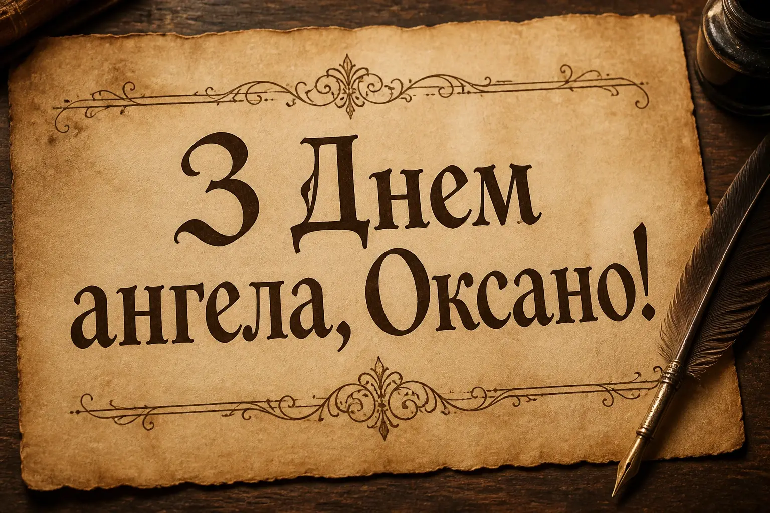 з днем ангела оксана