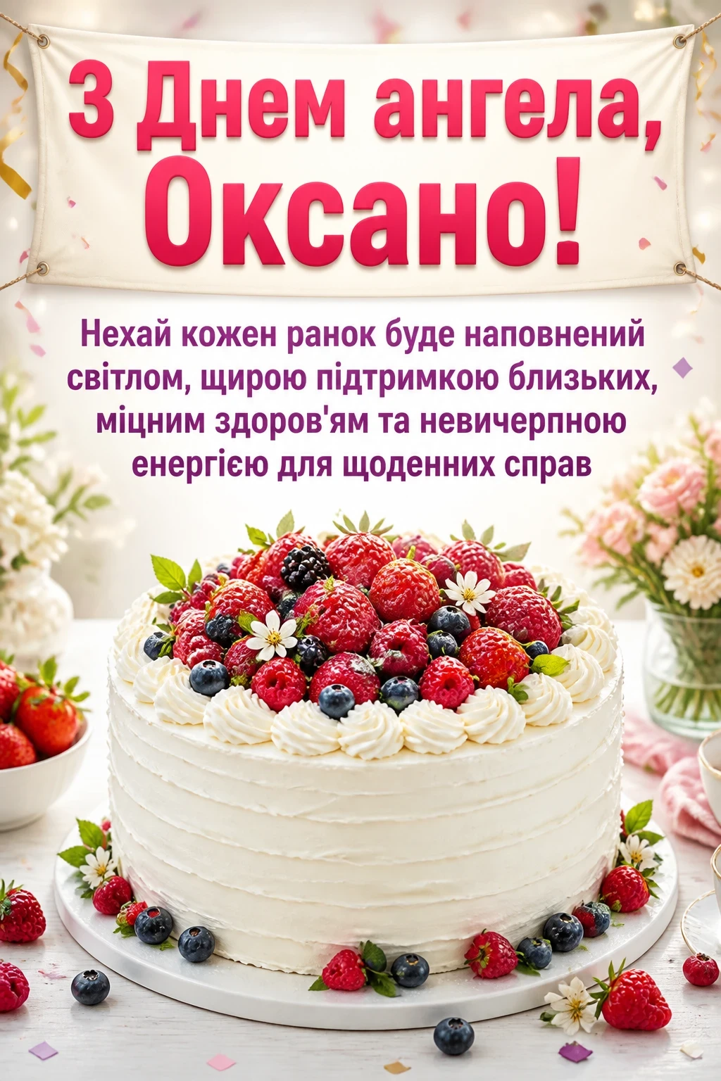 з днем ангела оксана