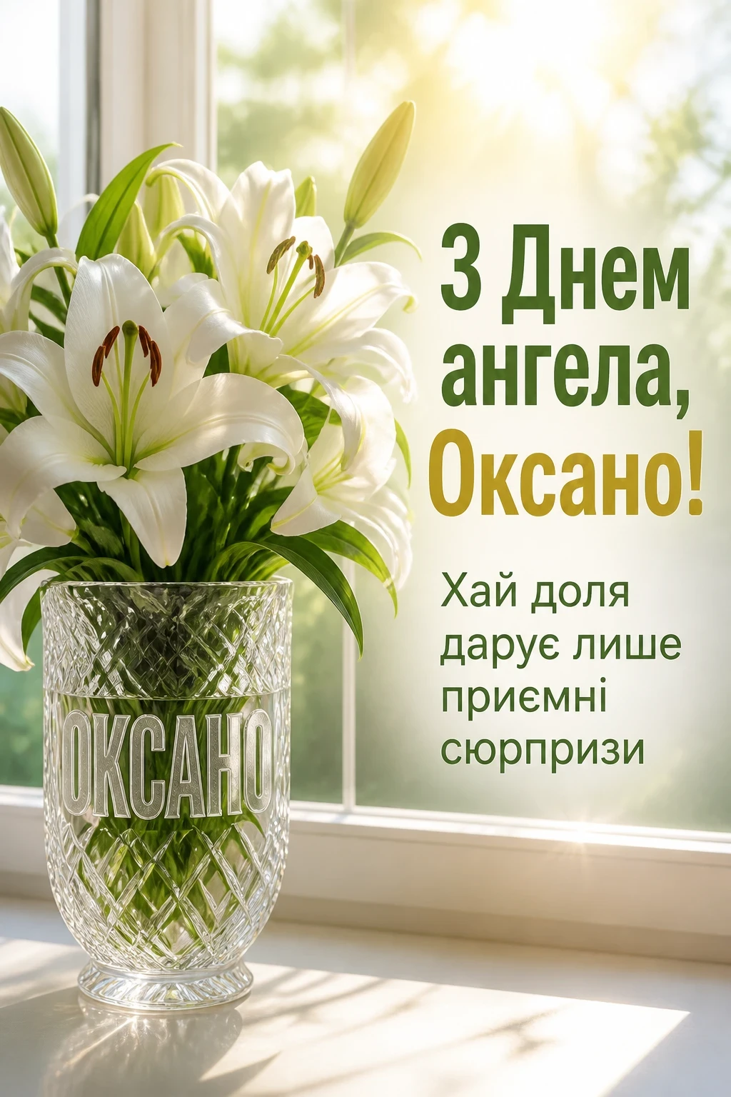 з днем ангела оксана