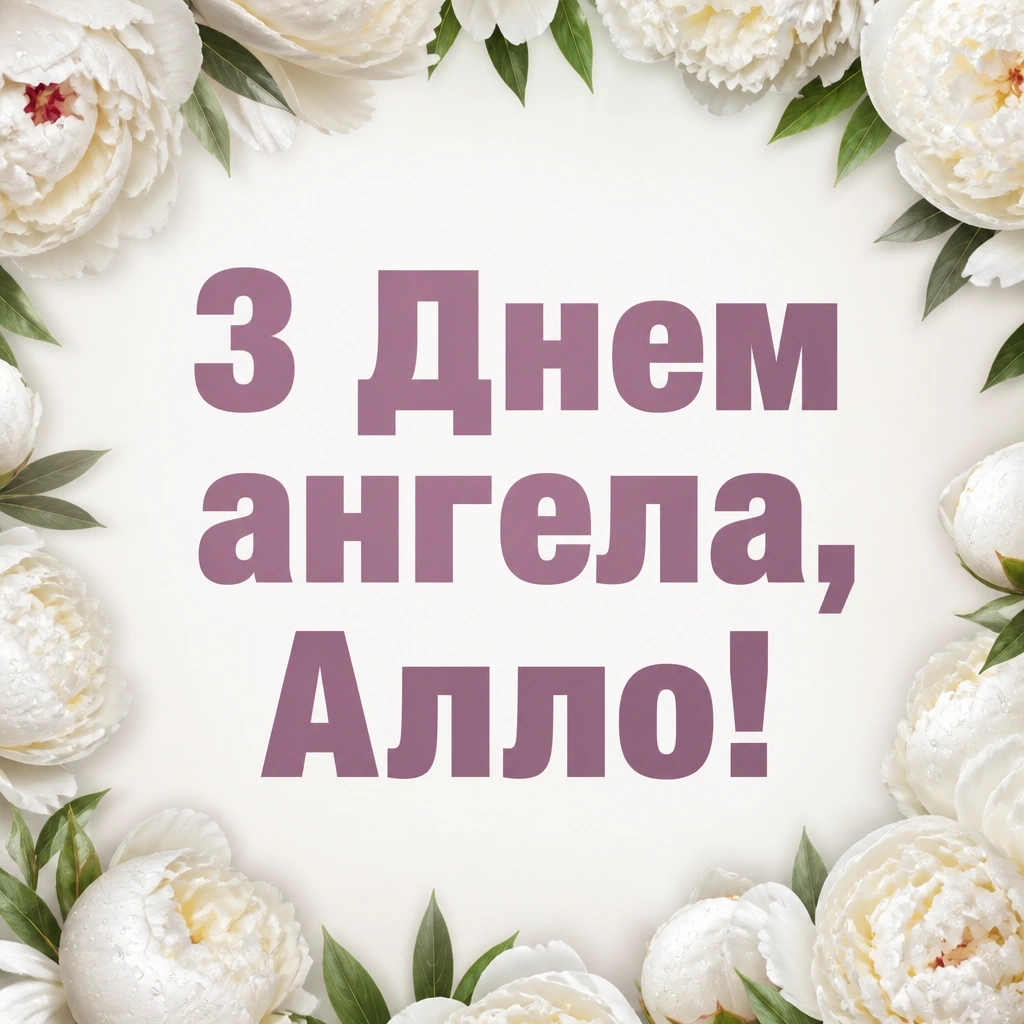з днем ангела алла з днем ангела алла