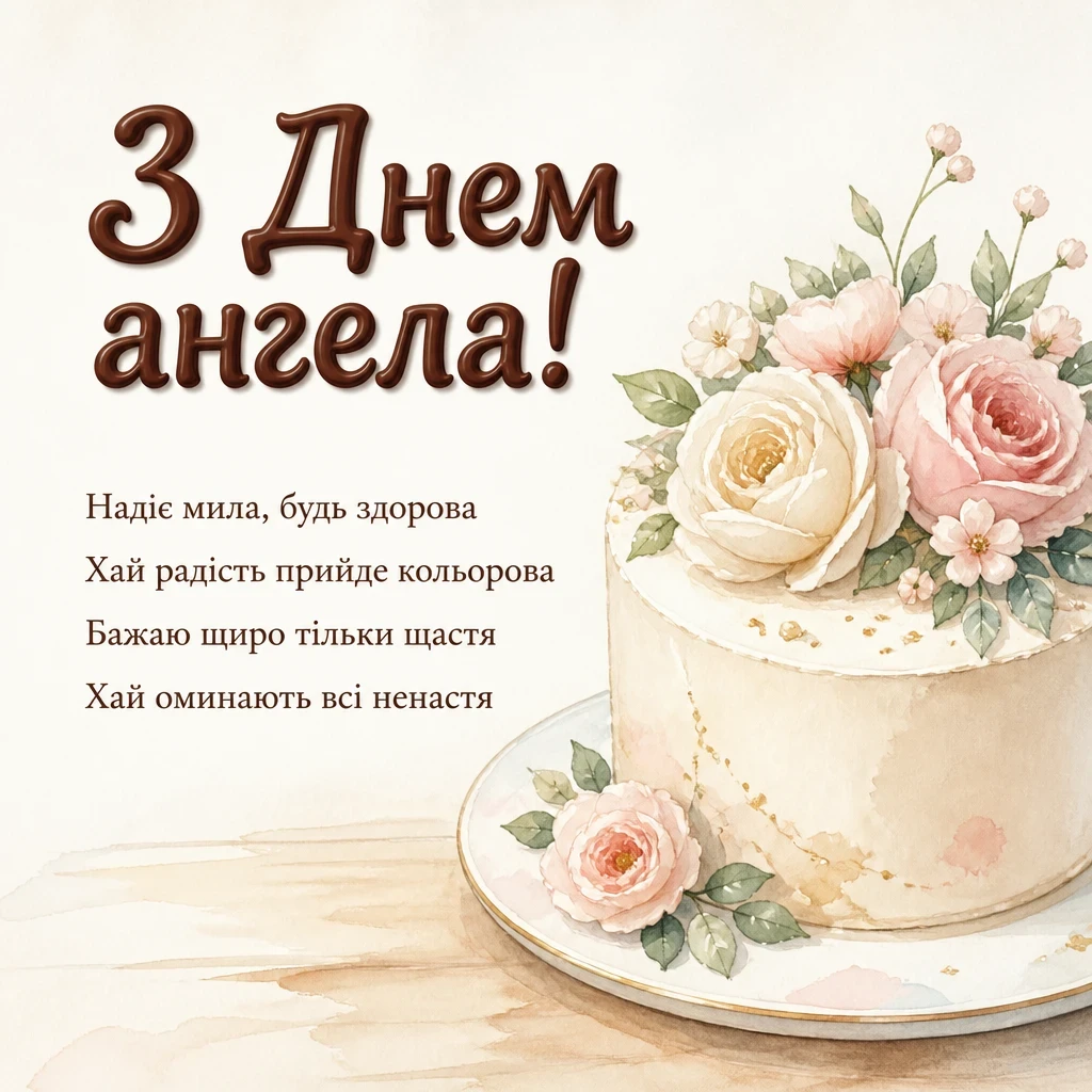 з днем ангела надії