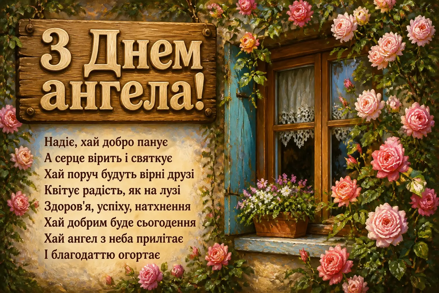 з днем ангела надії