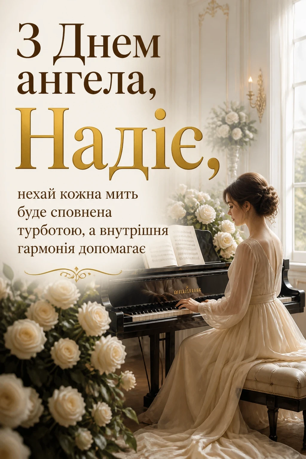 з днем ангела надії