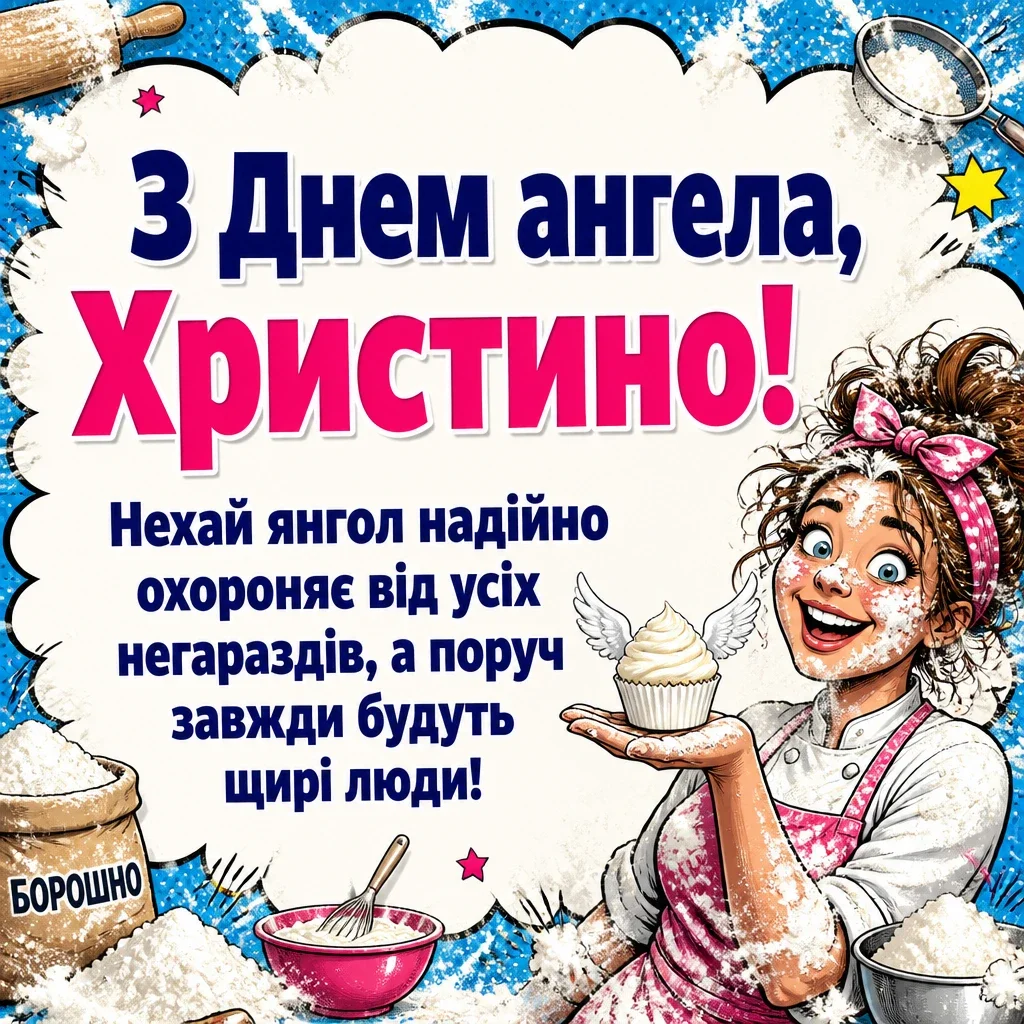 з днем ангела христина