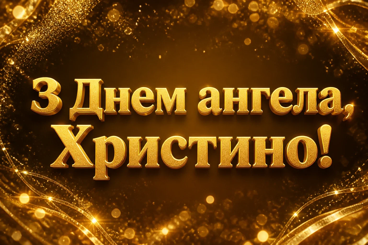 з днем ангела христина