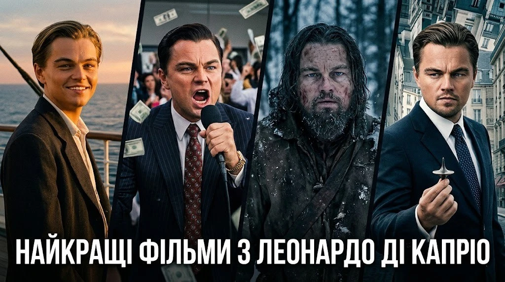 Найкращі фільми з Леонардо Ді Капріо на кожен смак Найкращі фільми з Леонардо Ді Капріо на кожен смак